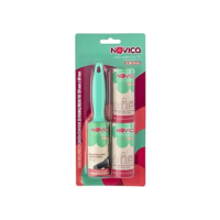 Noviça - Rolo Adesivo Fit com 25 Folhas Tira Pelos, Acompanha 2 Refis, Bettanin