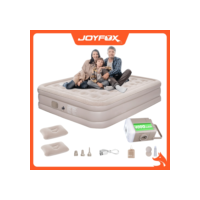 Colchão Inflável Queen Casal Cama De Campanha Bomba Inflável Com Bateria De Lítio Integrada 203*154*44cm JOYFOX