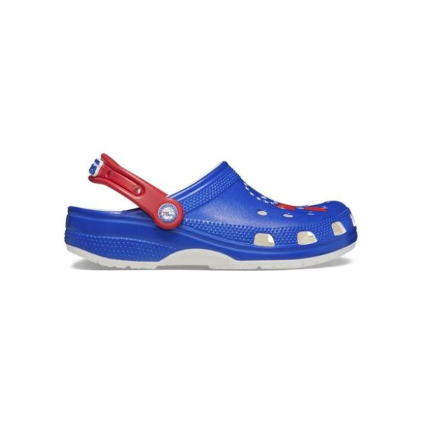 Sandália crocs nba philadelphia 76ers  white - Branco