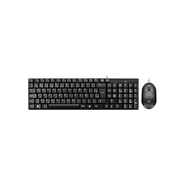 Kit Teclado e Mouse com Fio CF50 1200DPI Preto Multi - TC309