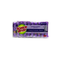 Scotch-Brite, 3M, Esponja de Louças, Limpeza Extrema - 10 Unidades