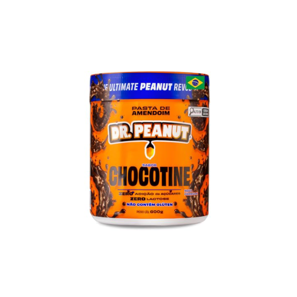 Pasta de Amendoim DR. Peanut Chocotine 600G - Com Whey Protein