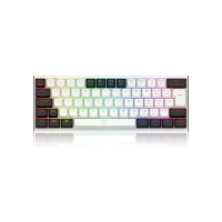 Teclado Magnético Redragon Fidd RGB 60% Preto e Branco Switch Redragon Magnético Pink K683BW-RGB PT