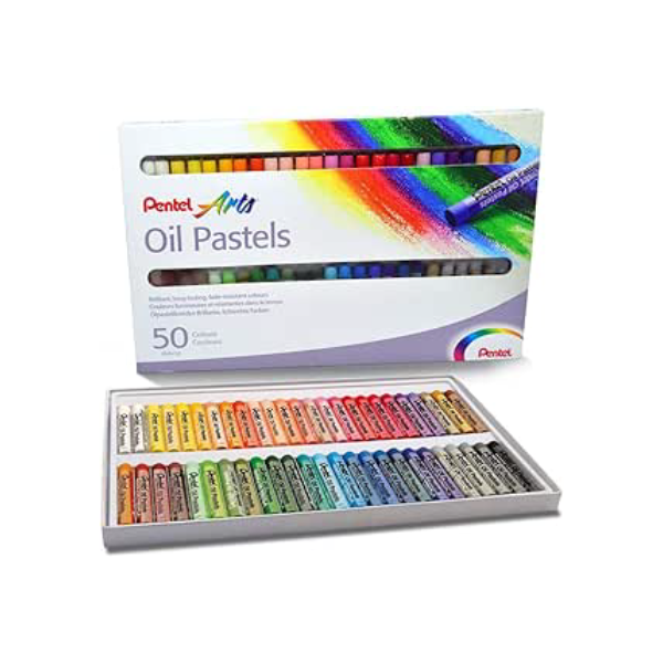 Pentel Giz Pastel Oleoso 50 Cores PHN-50