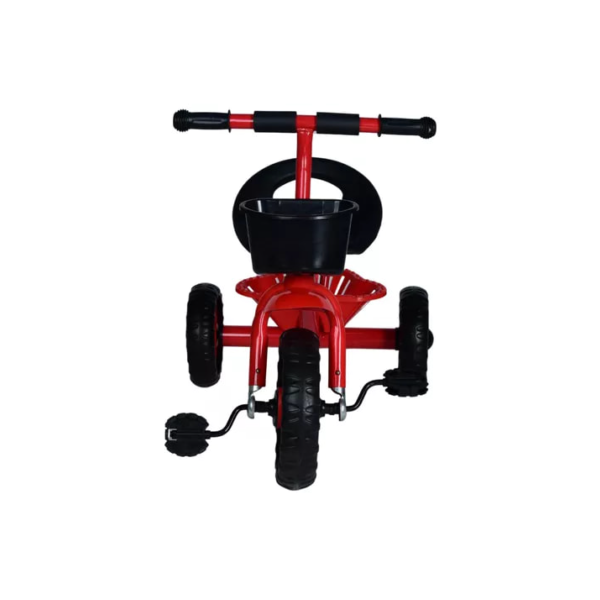 Triciclo Motoquinha Duas Cesta Vermelho Velocipede Infantil