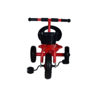 Triciclo Motoquinha Duas Cesta Vermelho Velocipede Infantil