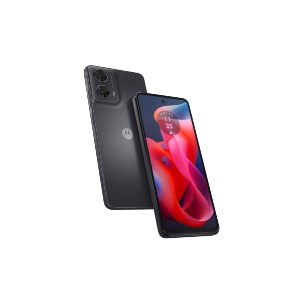 Smartphone Motorola Moto G24 Grafite 128GB, 4GB + 4GB RAM Boost, Tela de 6.6", Câmera Dupla, Dolby Atmos, Android 14 e Processador Octa-core