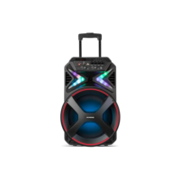 Caixa Amplificada Connect Lights Cm-400 Mondial Cor Preto