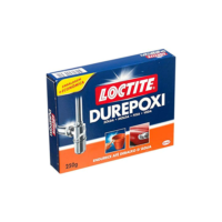 Massa Adesiva Durepoxi Loctite, Massa Epóxi para reconstrução, modelagem, fixação e vedação, Resina Epóxi para uso doméstico, profissional e de artesanato, Cola Moldável, 1x250g
