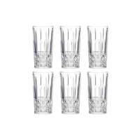 Jogo De 6 Copos Altos 300ml Cristal Collection Class Home Cor Transparente