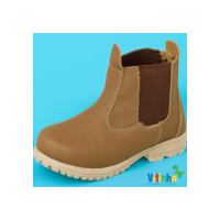 Bota Botinha Botina Jeca Masculina Infantil Menino Bebê Caramelo Cowntry