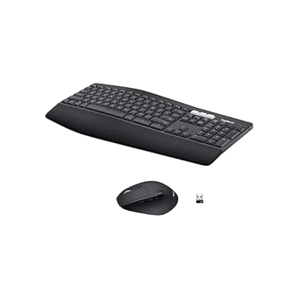 Logitech, MK850, 920-008219, Combo Teclado e Mouse sem fio, Conexão USB Unifying ou Bluetooth com Easy-Switch para até 3 dispositivos e Pilha Inclusa