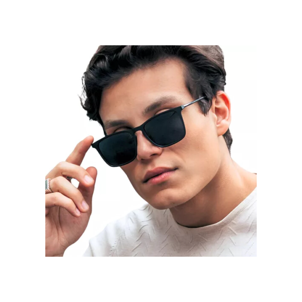 Óculos De Sol Quadrado Masculino Proteção Uv400 Original Ntf