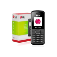 Celular Simples LG LGB220 2G Dual SIM Tela TFT 1,45 Pol 32MB RAM 32MB Desbloqueado Radio FM Preto