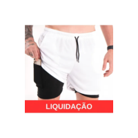 Bermuda Masculina 2 Em 1 Lisa Academia
