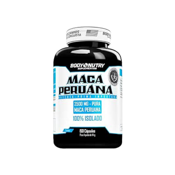 Maca Peruana Premium 2500mg 100% Pura Pote 150 Cápsulas Matéria Prima Importada Para Homens e Mulheres | Energia Resistência