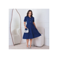 Vestido Feminino Midi Moda Evangélica Soltinho Confortável