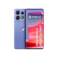 Smartphone Motorola Edge 50 Pro 5G - 256GB 24GB (12GB RAM+12GB Ram Boost) 50MP Ultra-Pixel AI Camera IP68 NFC - Lilac Silicon Leather