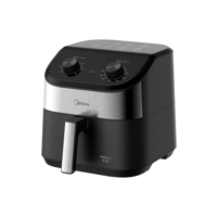 Fritadeira Air Fryer 5,5l Widemax Midea Preto