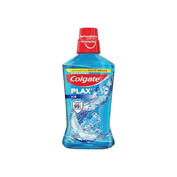 Colgate Enxaguante Bucal Plax Ice 500Ml Promo Leve 500Ml Pague 350Ml