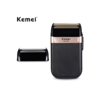 Maquina de barbear Barbeador elétrico sem fio recarregável Kemei Classic Shaver Km 2024 - Bivolt