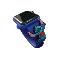 Relógio Digital Infantil Stitch Coração Resistente À Água-az