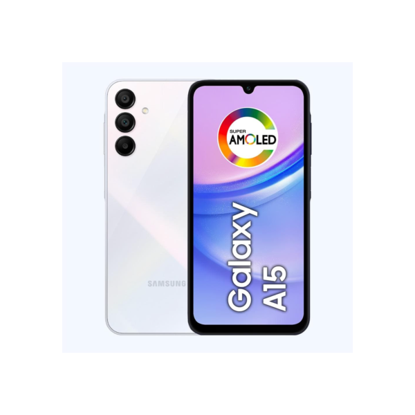 Smartphone Samsung Galaxy A15 4G Azul Claro 256GB, 8GB RAM, Processador Octa-Core, Câmera Tripla Traseira, Tela Super Amoled de 6.5" 90Hz