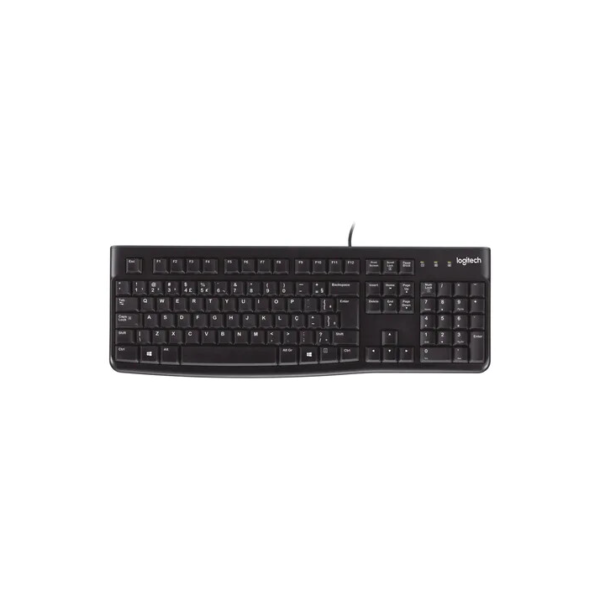 Teclado com fio USB Logitech K120 com Layout ABNT2