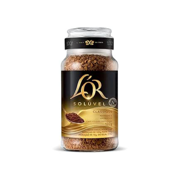 L'OR, Café Solúvel Classique Pote de Vidro 130g