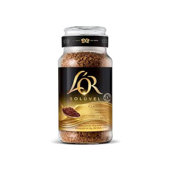 L'OR, Café Solúvel Classique Pote de Vidro 130g