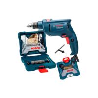 Furadeira Industrial Impacto Rev 450w Gsb 450 Re Bosch + Kit