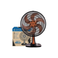 Ventilador Osc Mesa Turbo 6p 40cm Bronze Premium Cor da estrutura Preto Ventisol