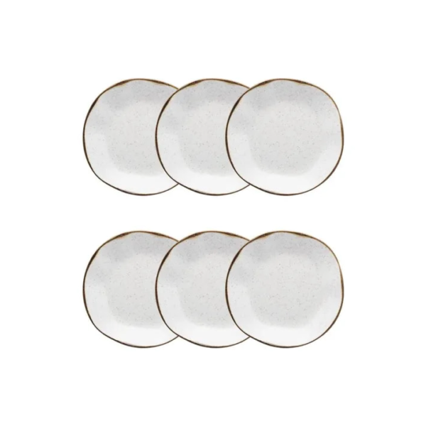 Conjunto De 6 Pratos Fundos 22,5cm Ryo Maresia