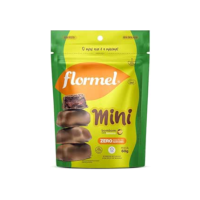 Mini Bombom com Banana FLORMEL Zero Açúcar 60 Gramas