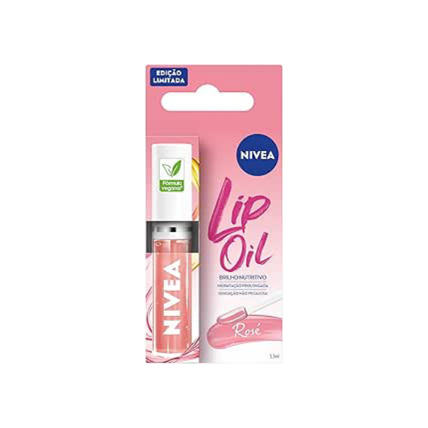NIVEA Lip Oil Brilho Nutritivo Rosé 5,5ml