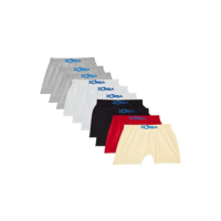 Kit 10 Cuecas Boxer Seamless Infantil Zorba