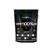 Whey 100% Hd 900g Concentrado E Isolado Black Skull Sabor Cookies & cream