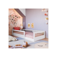 Cama Montessoriana de Solteiro Affetto Branco