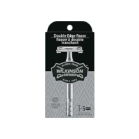 Wilkinson Sword Barbeador de borda dupla para homens com 5 refis de lâminas de barbear de borda dupla