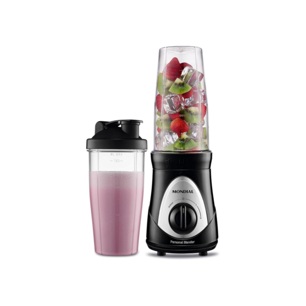 Liquidificador Portátil Mondial Personal Blender 300W 127V Preto DG-01
