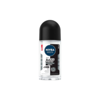 NIVEA MEN Desodorante Masculino Roll-on Black & White Invisible Original 50ml - Protege por 72h e evita manchas nas roupas