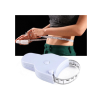 Fita Métrica De Medição Corporal 150cm Retrátil E Portátil Circulo Automática Para Academias Fitness Nutricionista