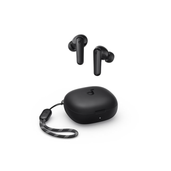 soundcore P20i da Anker Fone de Ouvido Sem Fio, Drivers de 10mm, Graves Potentes, Bluetooth 5.3, 30H de Bateria, Resistência à Água, 2 Microfones IA, App Personalizável