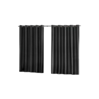 Cortina Blackout Em Tecido 2,80X1,80 Corta Luz 100% Cor Preto