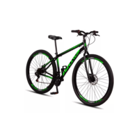 Bicicleta Aro 29 Mtb Aço Carbono Freios A Disco 21 Vel