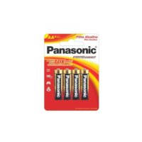 Panasonic Pilha Alcalina Pequena Aa Com 4 Lr6Xab/4B192 Pacote De 4
