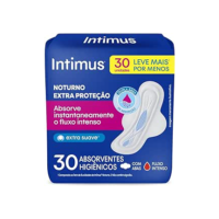 Intimus Gel Absorvente Noturno Suave C/Abas