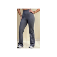 Calça Legging Flare Bailarina Leg Boca De Sino Cintura Alta