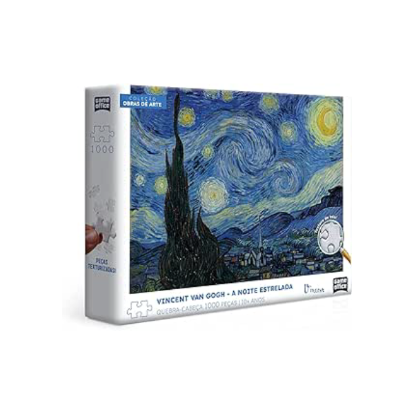Toyster - Quebra-cabeça: Vincent Van Gogh - A Noite Estrelada - 1000 peças - Game Office