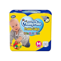 MamyPoko Fralda-Calça Dia&Noite M 68 Unidades